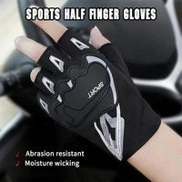 half finger gloves mens cycling gloves training women balaclava tactics gloves gym fitness non slip bike fingerless gloves