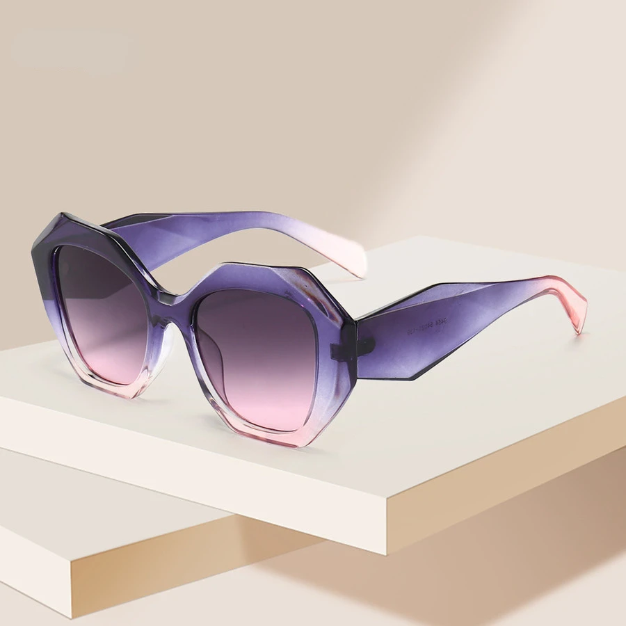 

Очки солнцезащитные женские в стиле ретро, модные дизайнерские брендовые солнечные очки неправильной формы с квадратной оправой, с защитой от ультрафиолета UV400