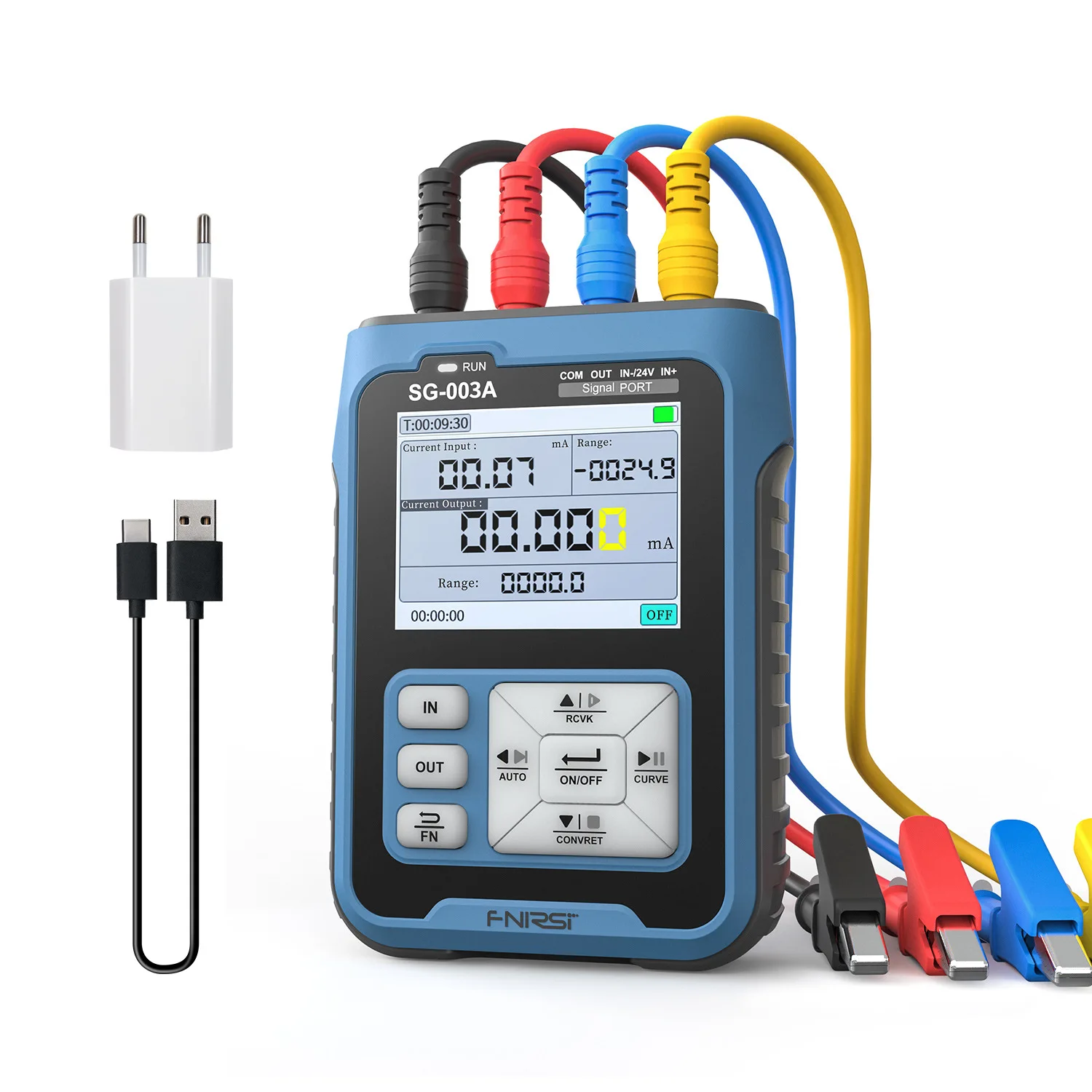 FNIRSI SG-003A 0-10V Adjustable Current Voltage Simulator 4-20mA Signal Generator Transmitter Source Calibrator Transmission |