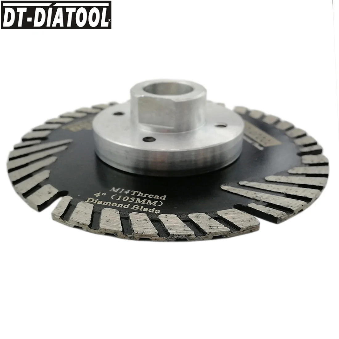 DT-DIATOOL 1pc Diamond Cutting Disc Saw Blade Stone Granite Marbel  Brick Tile Concrete With Slant Protection Teeth M14 Thread images - 6