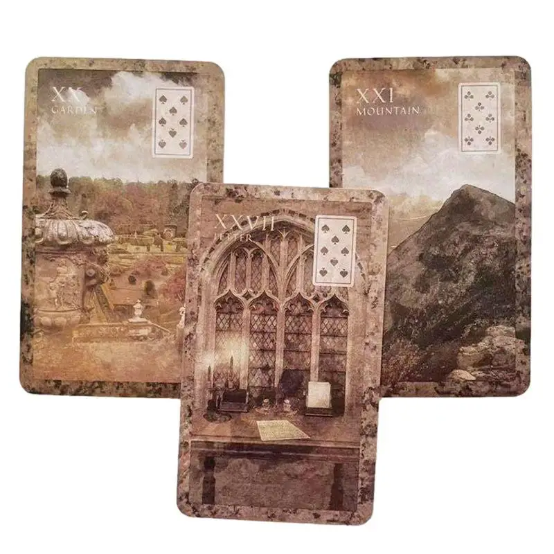 Фото The Legend Of The Wizard Laird Lenormand Tarot Cards Fortune Telling гадания Таро карты для досуга семейная настольная игра Вечерние №4