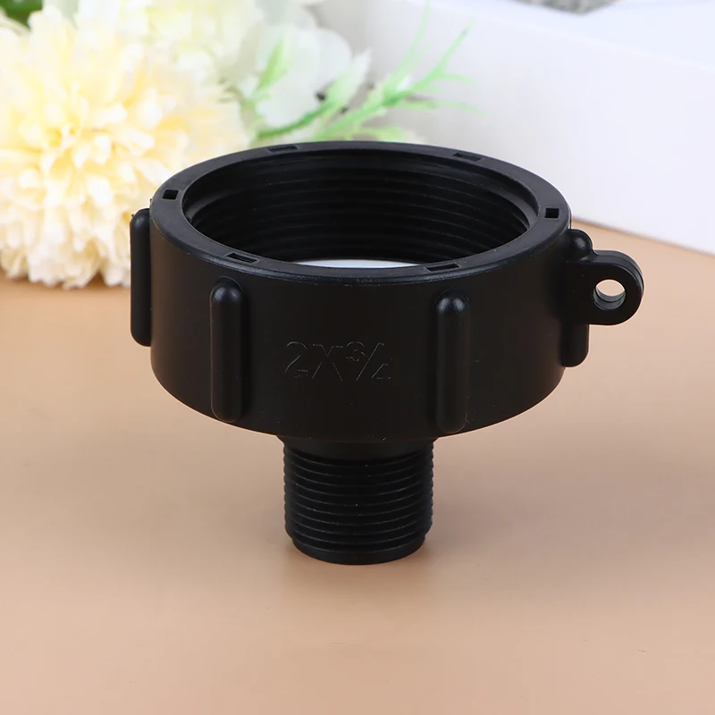 Черный адаптер для резервуара воды IBC прочный переходник с тонкой резьбой S60 2