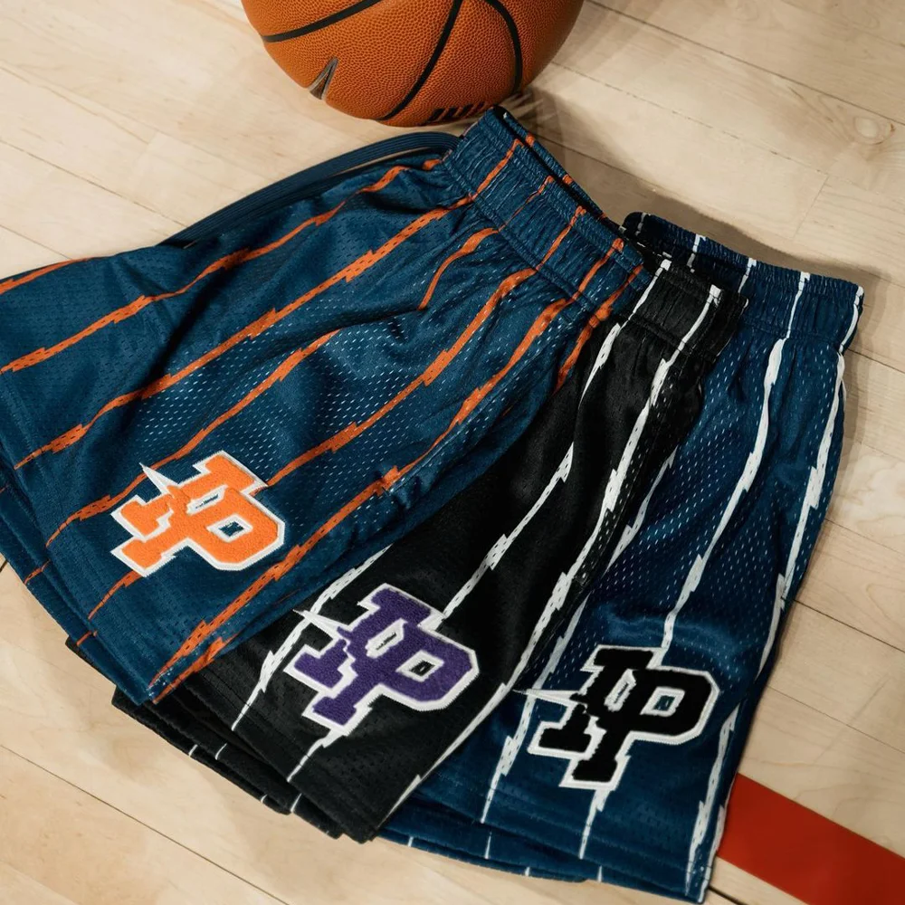 Inaka Power Gym Shorts For Men Workout Mesh Double Breathable Layer Embroidery Logo IP Sport Basketball Casual Oversize Shorts