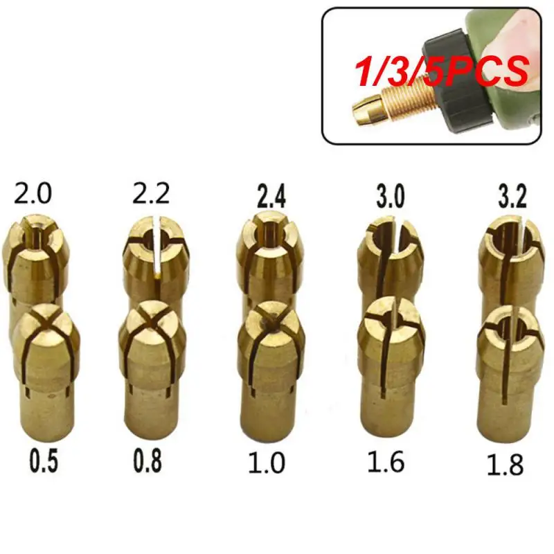 

1/3/5PCS 3.0mm Mini Drill Brass Collet Chuck Adapter Micro Dremel Rotary Tool DIY Accessories For Woodworking