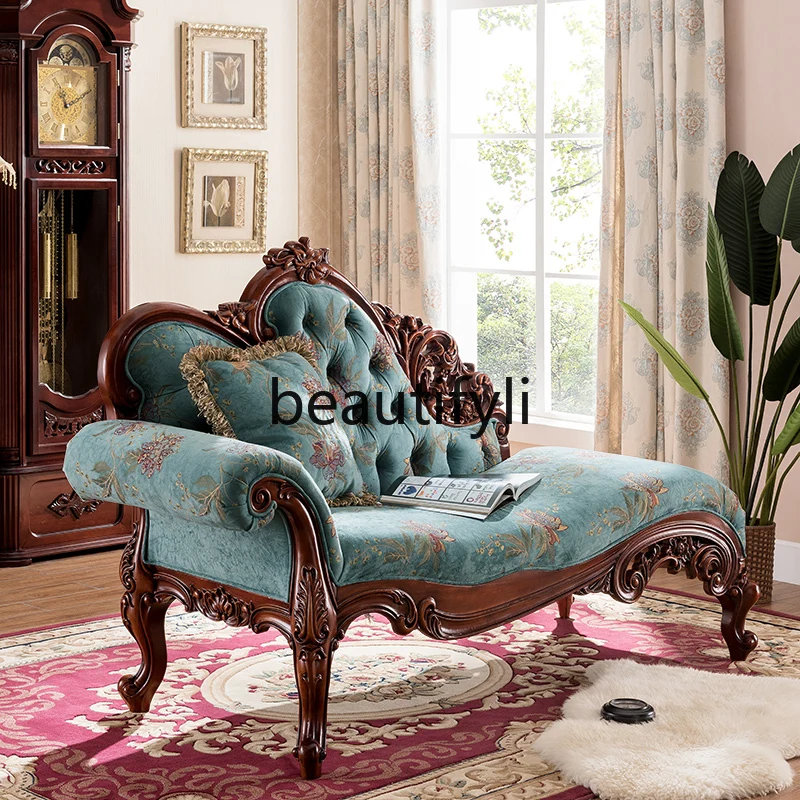 Американский стул Taifei диван из массива дерева отель спальня балкон классический