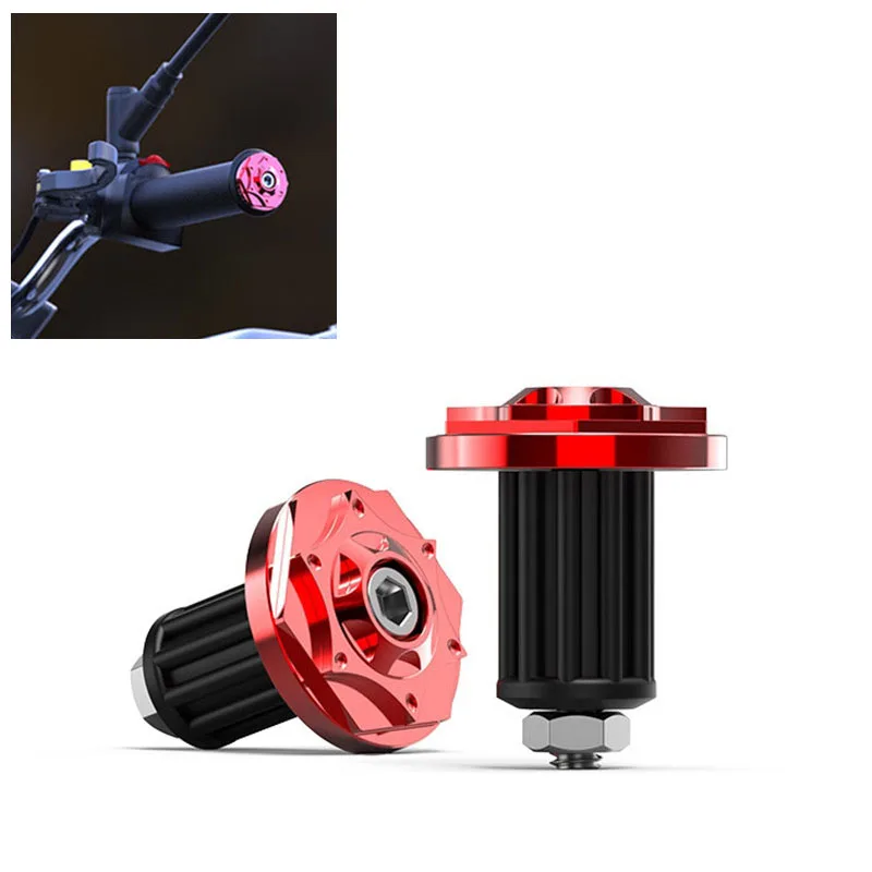 

High Quality Motorcycle Handlebar End Cap Plug Balancing Head Motorbike Steering Weights Universal Metal Modified Accessories