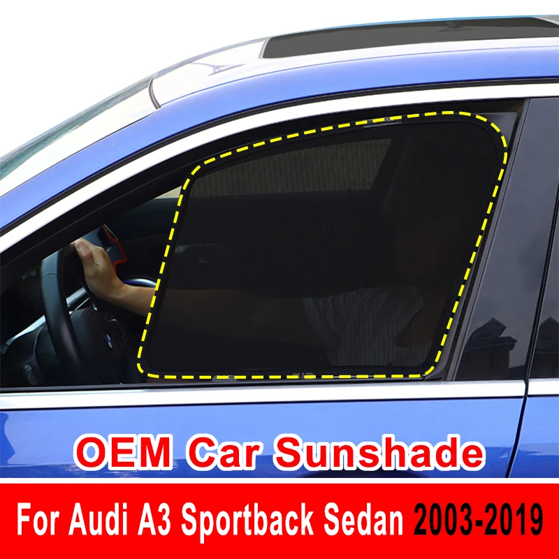 

Custom Car Door Window Cover Sun Shade For Audi A3 8V 8P Sportback Saloon Sedan Windshield Visors Sun Shield Curtains 2003-2019
