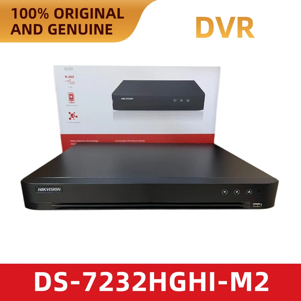 Фото Hikvision DS-7232HGHI-M2 32-канальный 5-в-1 XVR H.265+ 2SATA гибридный видеорегистратор HDTVI AHD CVI CVBS IP-камера с функцией обнаружения людей и транспортных средств №2