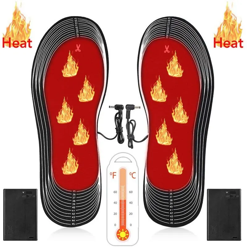Стельки с подогревом от USB теплые стельки коврик для носков электроподогревом