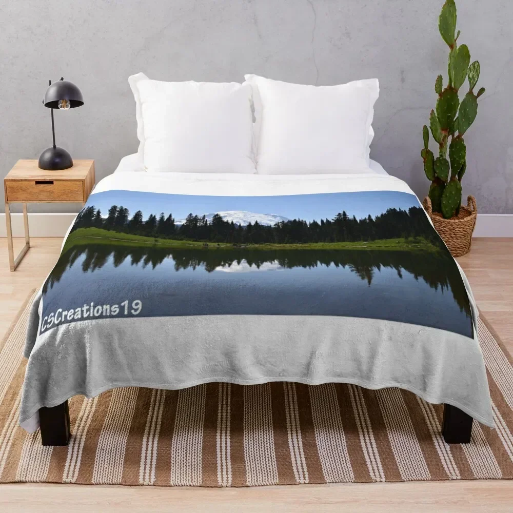 Одеяло Lake at Chinnok Pass Декоративные многофункциональные одеяла