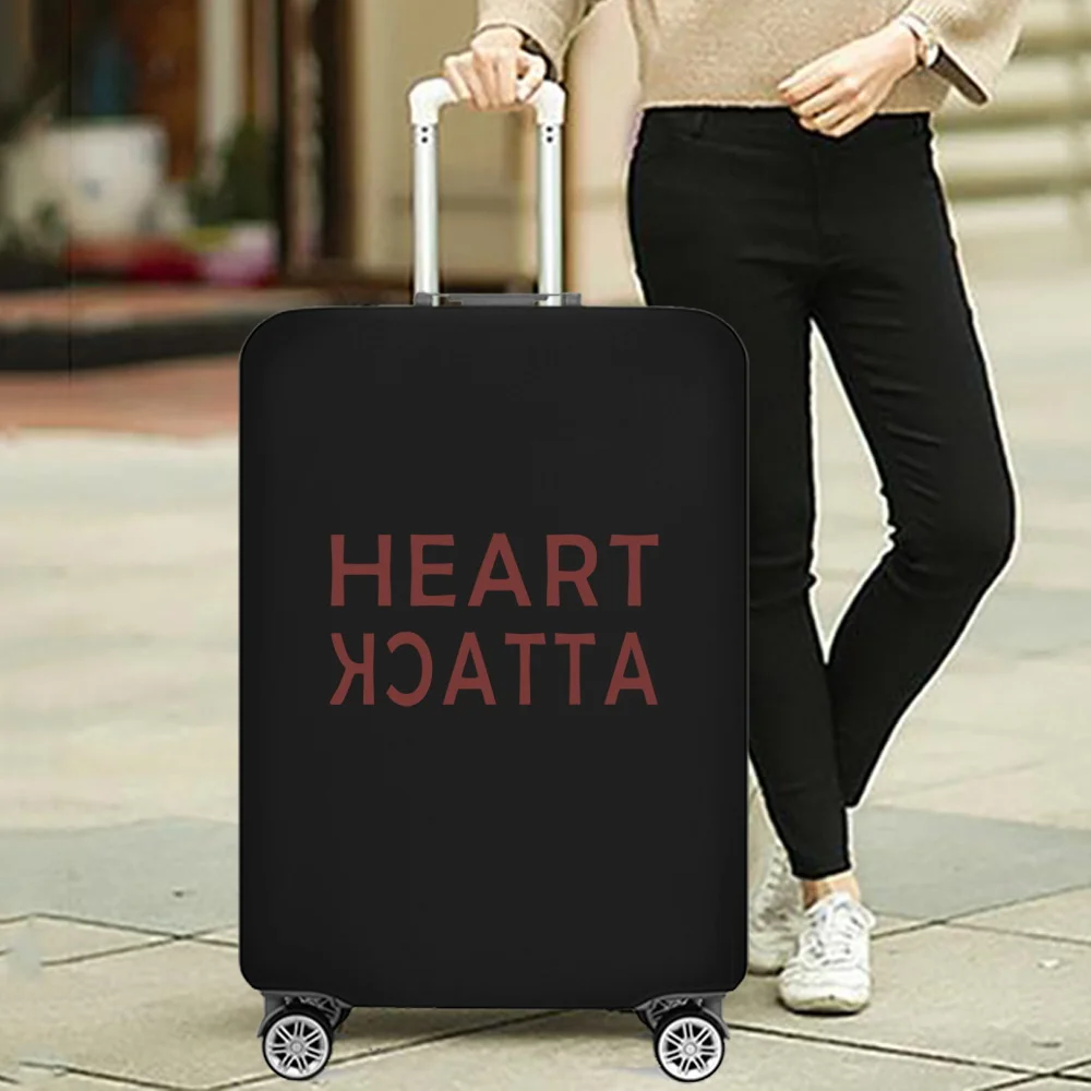 Letter Printing Luggage Protective Cover Suitcase Case Travel Accessorie Trolley Elastic Dust Cover Apply To 18-32inch Suitcase