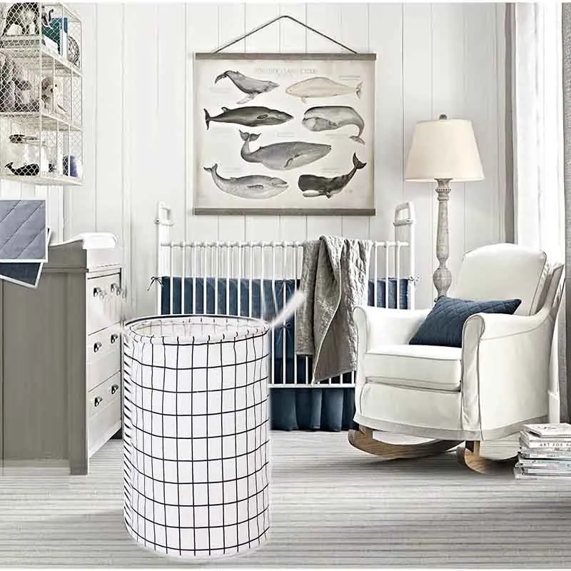 Детская круглая игрушка для грязной одежды складное ведро Большая