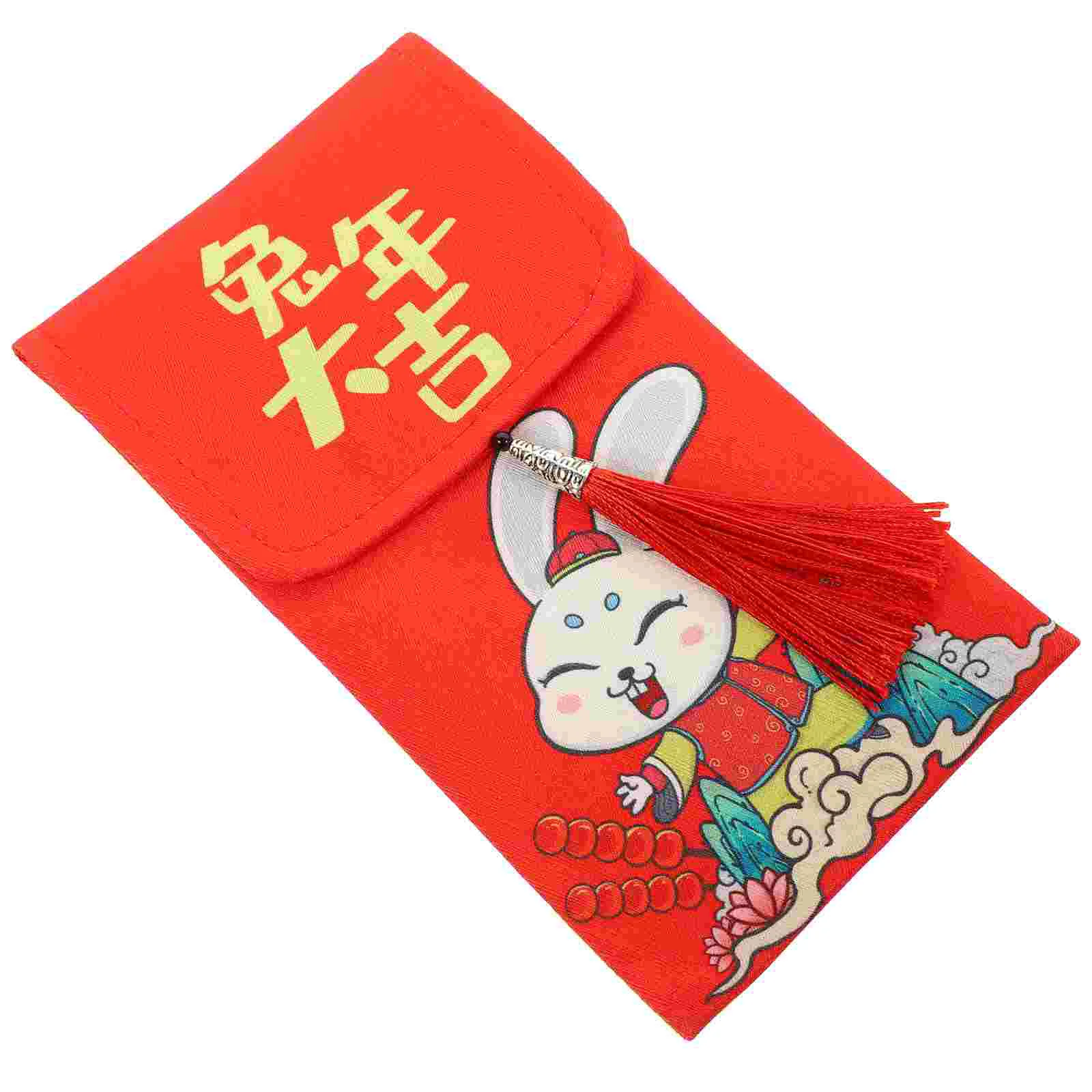 

Money Red Envelopes Year Envelope New Bag Chinese Packet Rabbit Pouch Luck Bao Hong Asian See Lucky Gift Thehongbaofestival