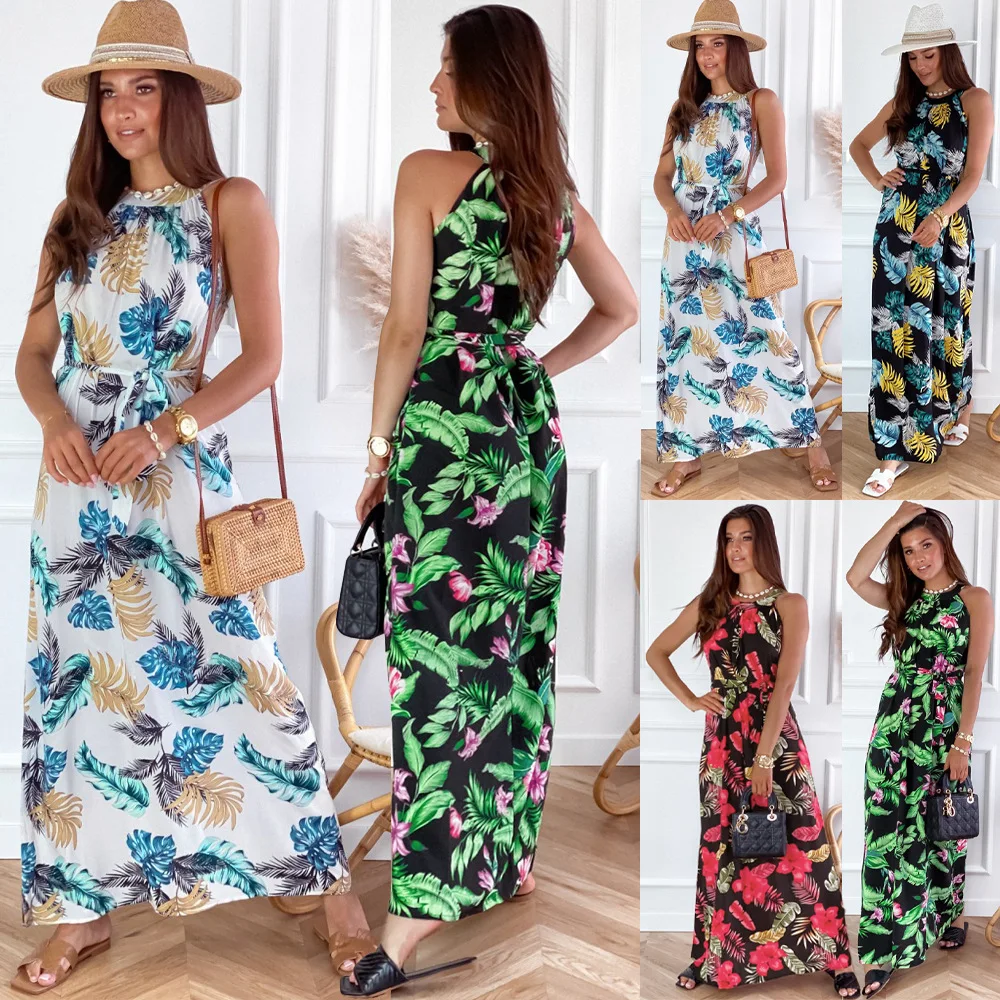 

Женское длинное платье с лямкой на шее, размеры s, m, l, xl, xxl