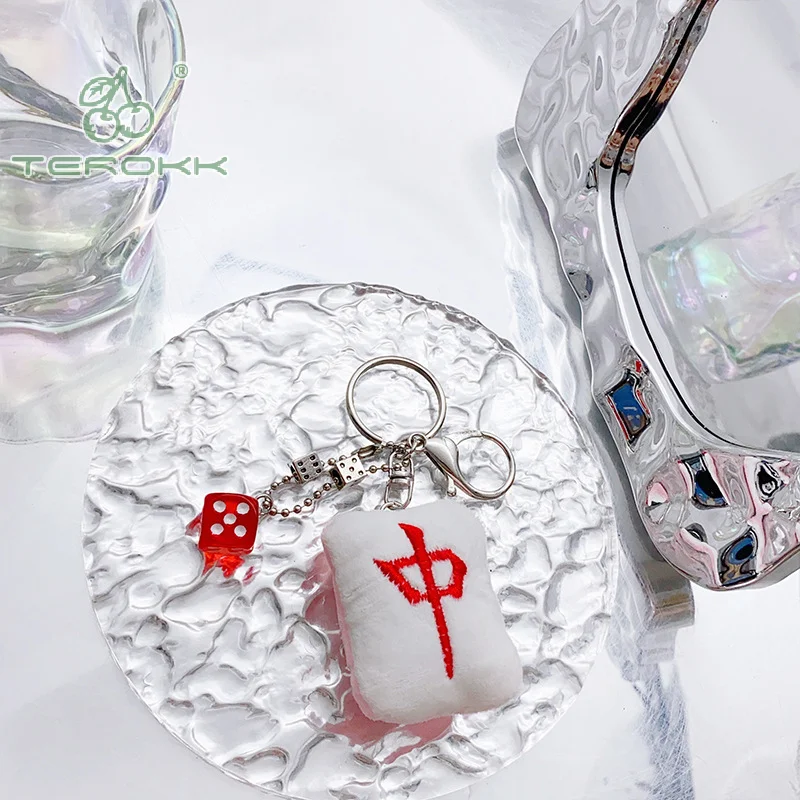 Креативный плюшевый брелок с орнаментом подвеска в национальном стиле украшение