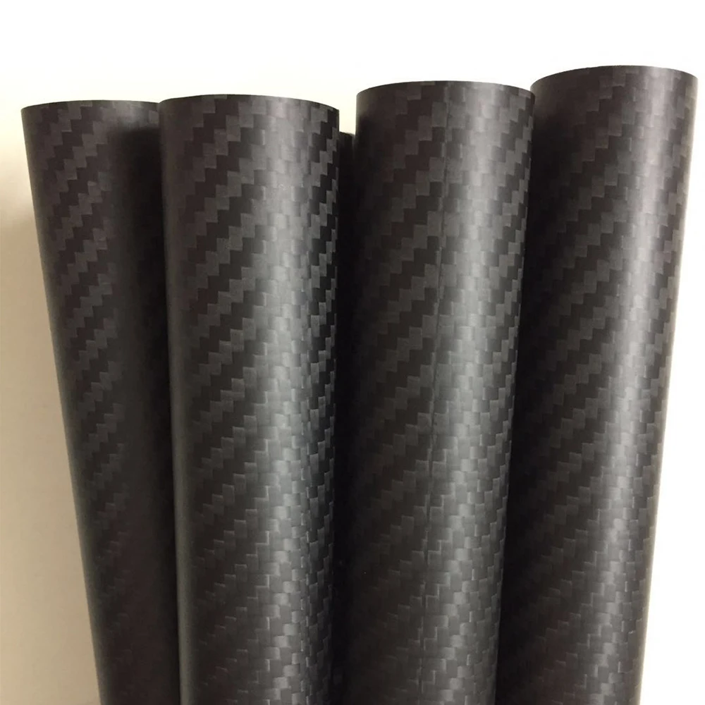 

6 шт., глянцевые матовые трубки из углеродного волокна, длина 330 мм, 3K