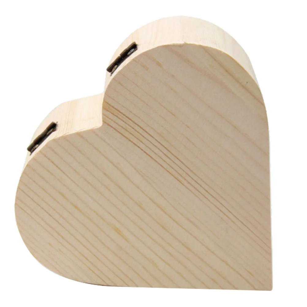 

Box Jewelry Wooden Blank Diypainting Gift Toys Coloring Graffiti Wood Colored Toy Storage Children S