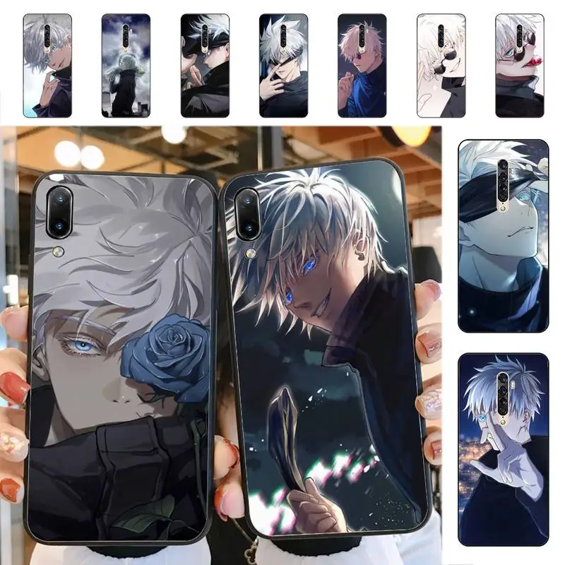 

BANDAI Anime Jujutsu Kaisen Gojo Satoru Phone Case for Vivo Y91C Y11 17 19 17 67 81 Oppo A9 2020 Realme c3