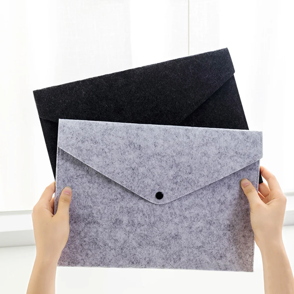 

Folder Document Envelope Folders Felt A4 File Holder Portfolio Documents Paper Snap Button Briefcase Case Portable Expanding