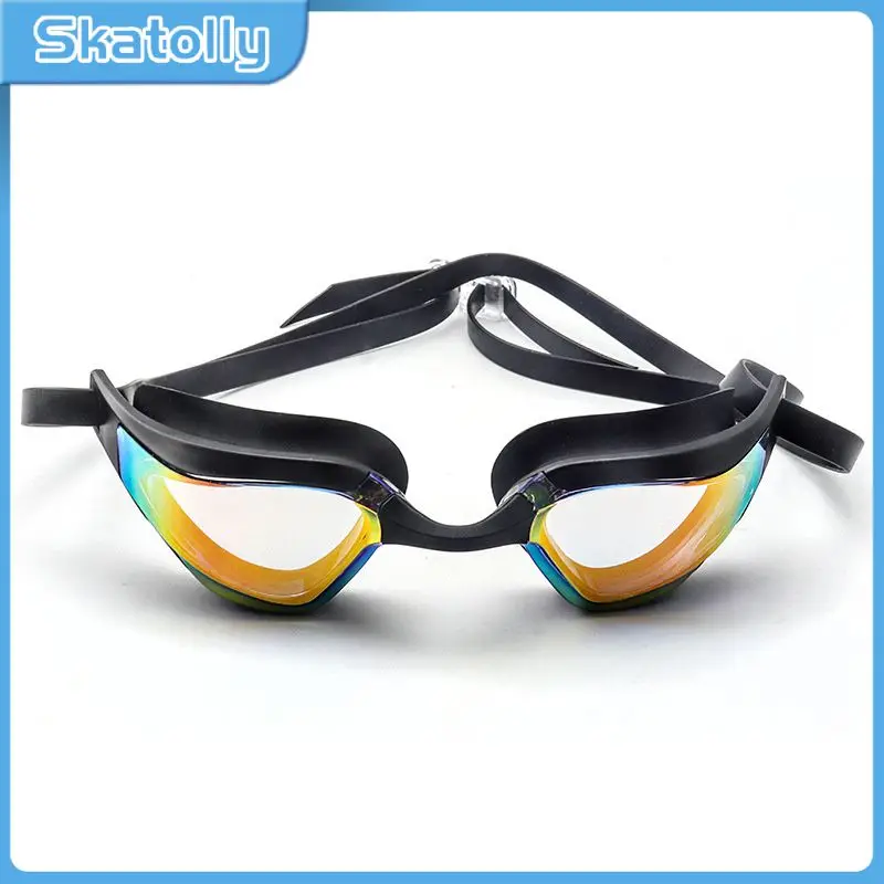 

Очки для водных видов спорта для взрослых, высокоэластичные плавательные очки, плавательное оборудование, Профессиональные противотуманные очки