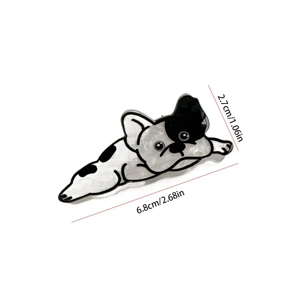 Персонализированный бульдог животное собака коготь для волос мультяшное акула