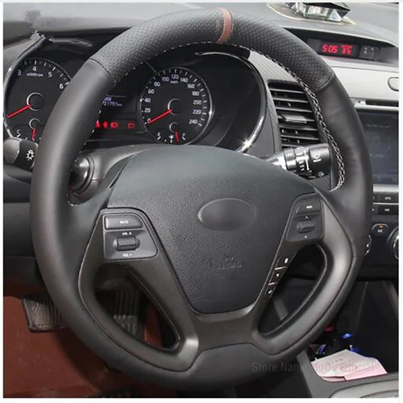 

Черная замшевая кожа, искусственная кожа для Kia K3 2013 K2 2015 Ceed Cee Sorento Cachet Sportage R, аксессуары для интерьера автомобиля