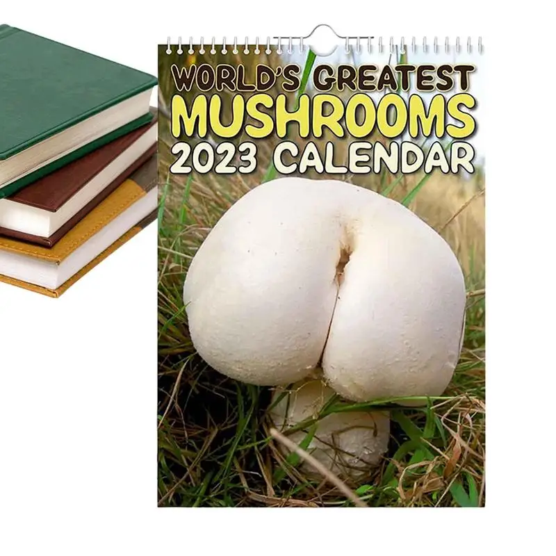 

Wall Calendar 2023 Large Mushroom Wall Calendar Minimalist Wall Calendar Decor For Home Office New Year Gift For Adult Men Women