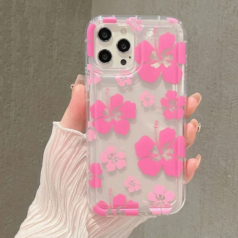 Phone Case For OPPO Realme C53 C55 C11 C20 C31 C30 C33 C21Y C25Y C35 NARZO 50 5G 6 5 7 8 9 10 Pro Plus 7i 8i 9i cover Flower