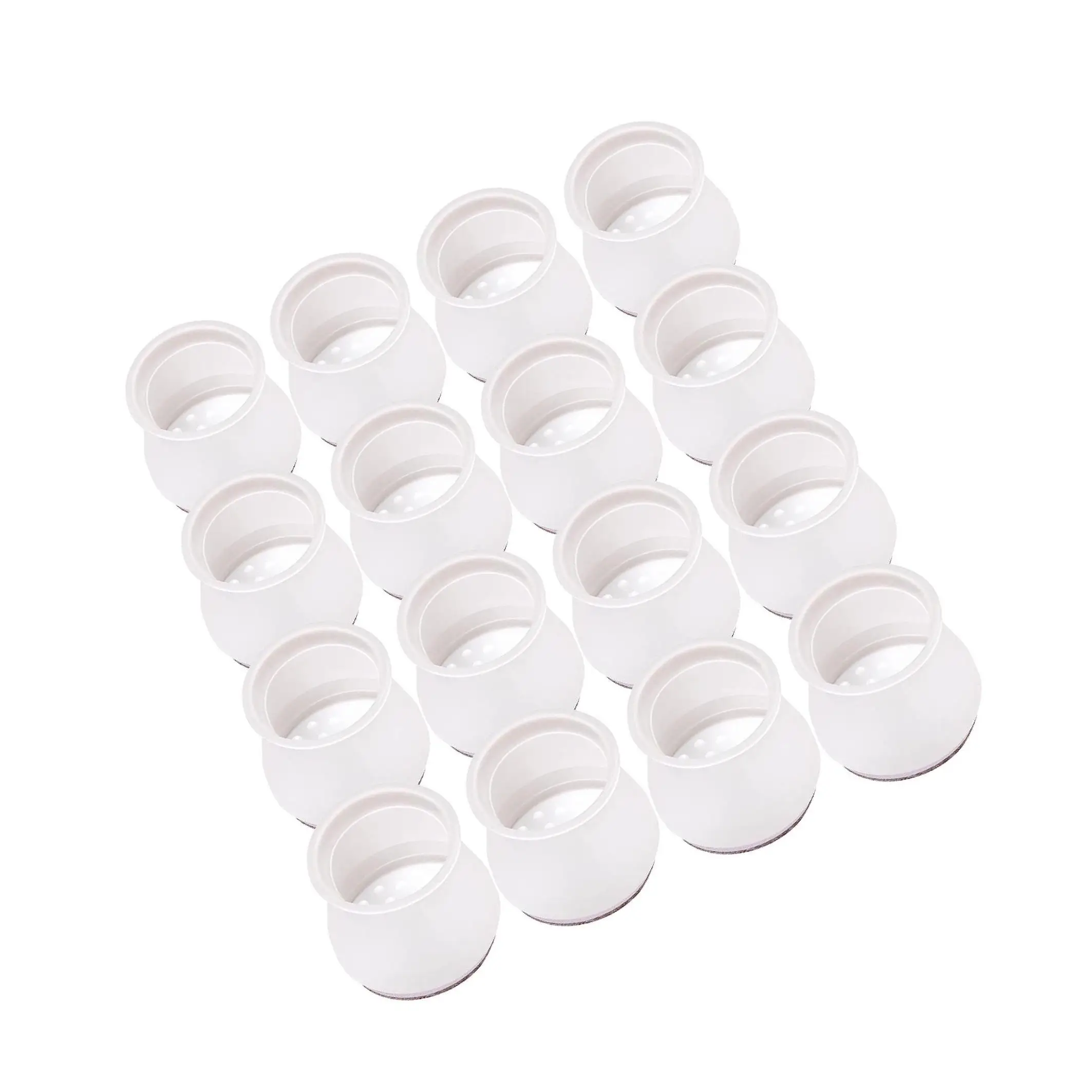 

Silicone Chair Leg Caps Feet Cover Pads Protectors Brown Round