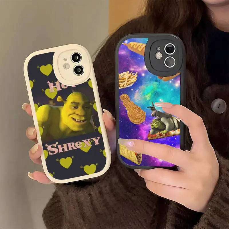 

Cartoon Funny S-shreks Phone Case Hard Leather Phone Case for iPhone 13 12 Mini 11 14 Pro Max Xs X Xr 7 8 Plus 6 6s Se 2022