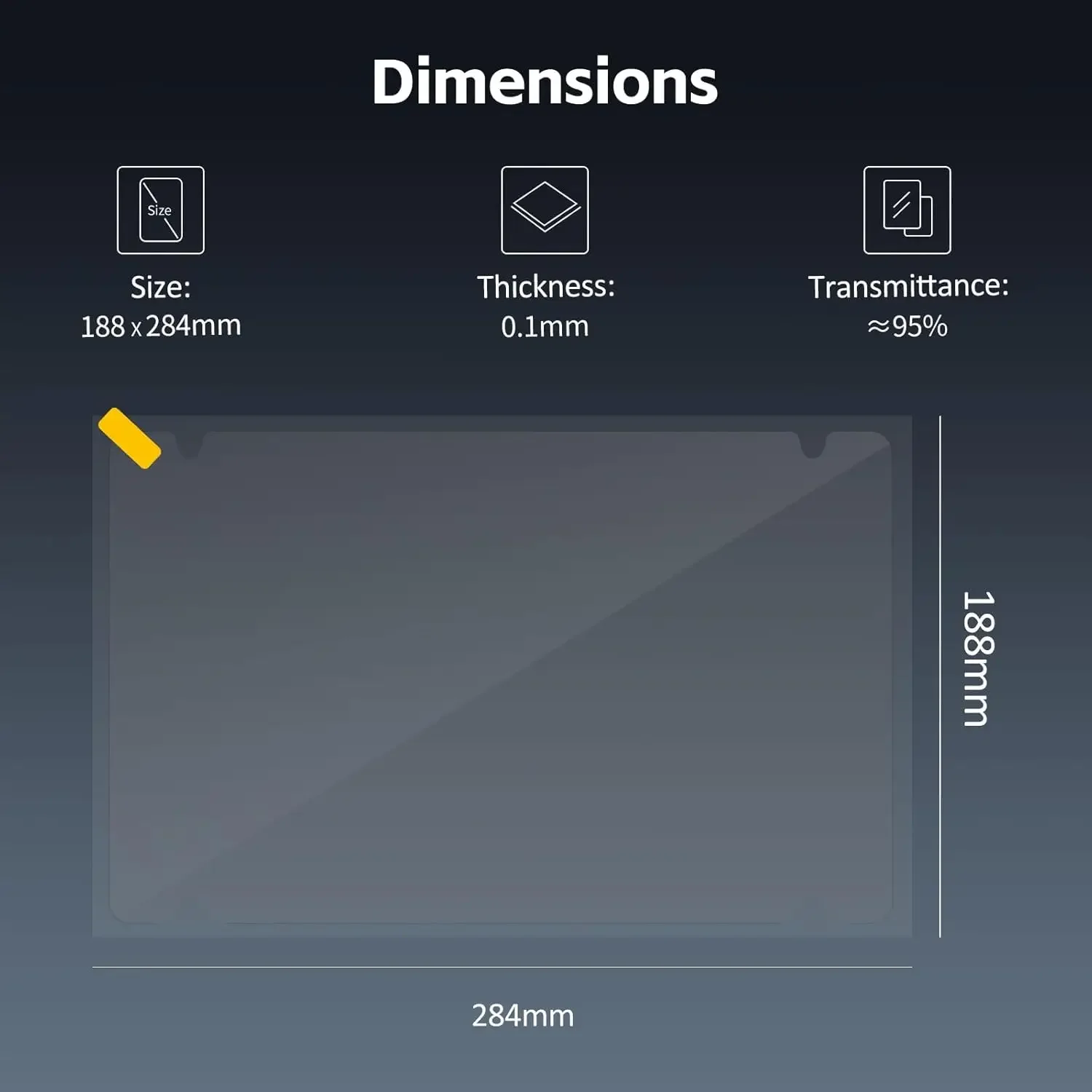 5 шт. Защитная пленка от царапин для Anycubic Photon Mono M7 ProM7 - Аксессуары для LCD 3D принтеров смолы (art.: 3920cbcc64590) - 3920cbcc64590