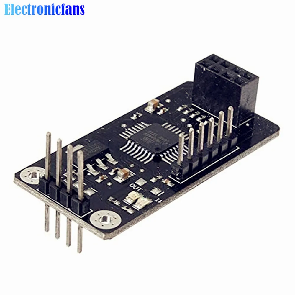 Модуль макетной платы NRF24L01 ATMEGA48 с интерфейсом SPI/IIC I2C TWI 5 в макс. передача 70 м, 44x23x12 мм