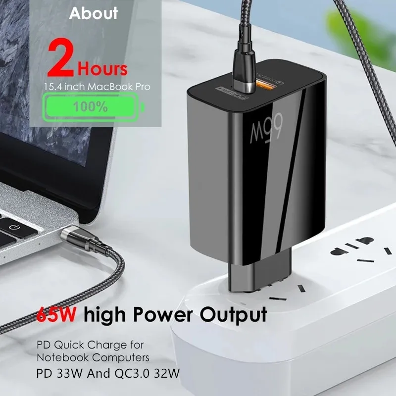 Устройство для быстрой зарядки QC PD 3 0 65 Вт USB C | Мобильные телефоны и аксессуары
