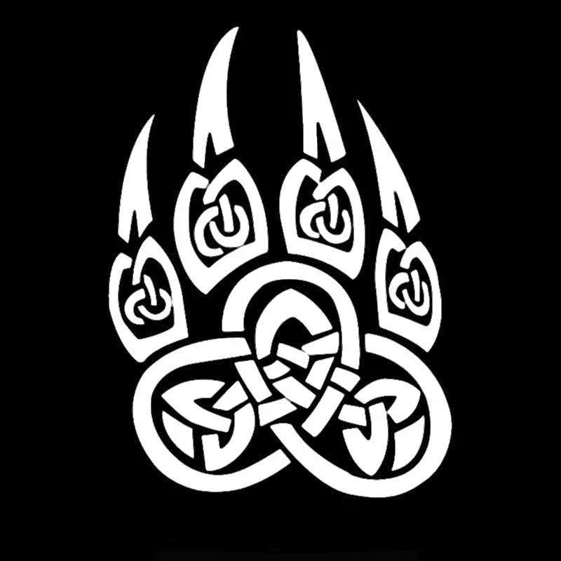 

Забавная Автомобильная наклейка «лапа медведя» в форме одного дома, угловой лапы, русских славян, Виниловая наклейка для автомобиля, автомобильная наклейка, автозапчасти