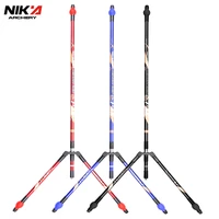 1set nika archery carbon balance bar set stabilizer system damper balance rod v bar for recurve bow hunting shooting accessories