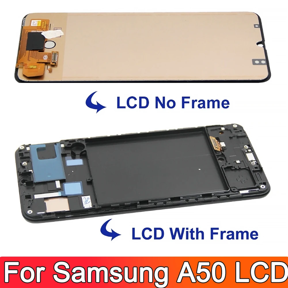 100% протестированный для Samsung A50 SM-A505FN/DS A505F/DS A505 ЖК-дисплей сенсорный экран
