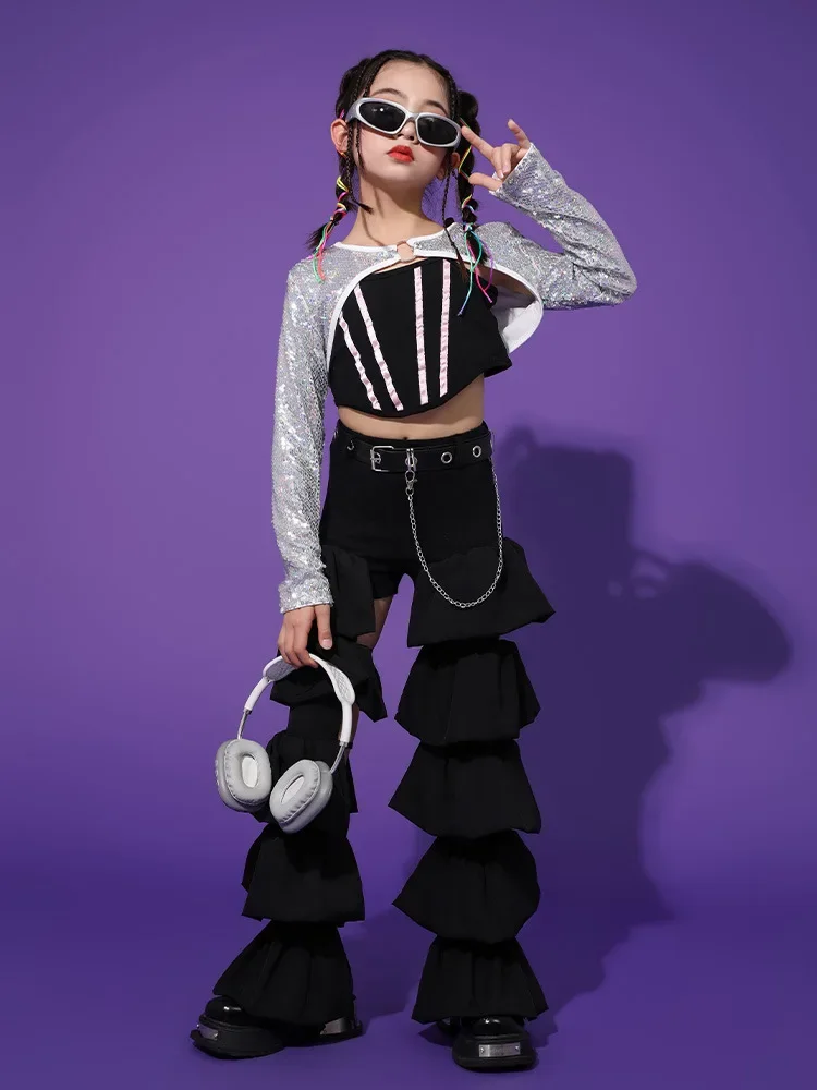 Модель хип-хоп Подиум модная одежда для девушек выступлений крутые джазовые