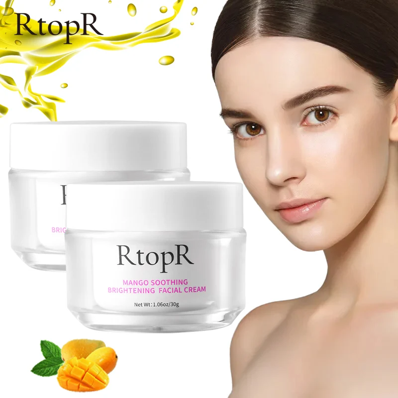 

2pcs RtopR Face Cream Anti-Wrinkle Anti Aging Whitening Mango Bright Moisturizing Liquid Tights Nourishing Shrink Pores