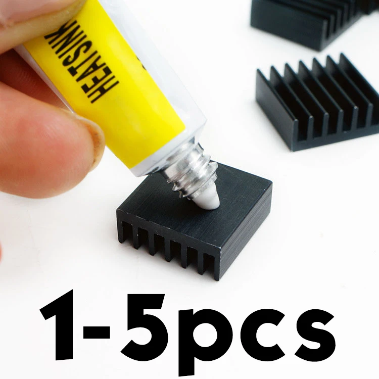 

1-5pcs 5g Thermal Grease Paste Conductive Heatsink Plaster Adhesive Glue For Chip VGA RAM LED IC Cooler Radiator Cooling