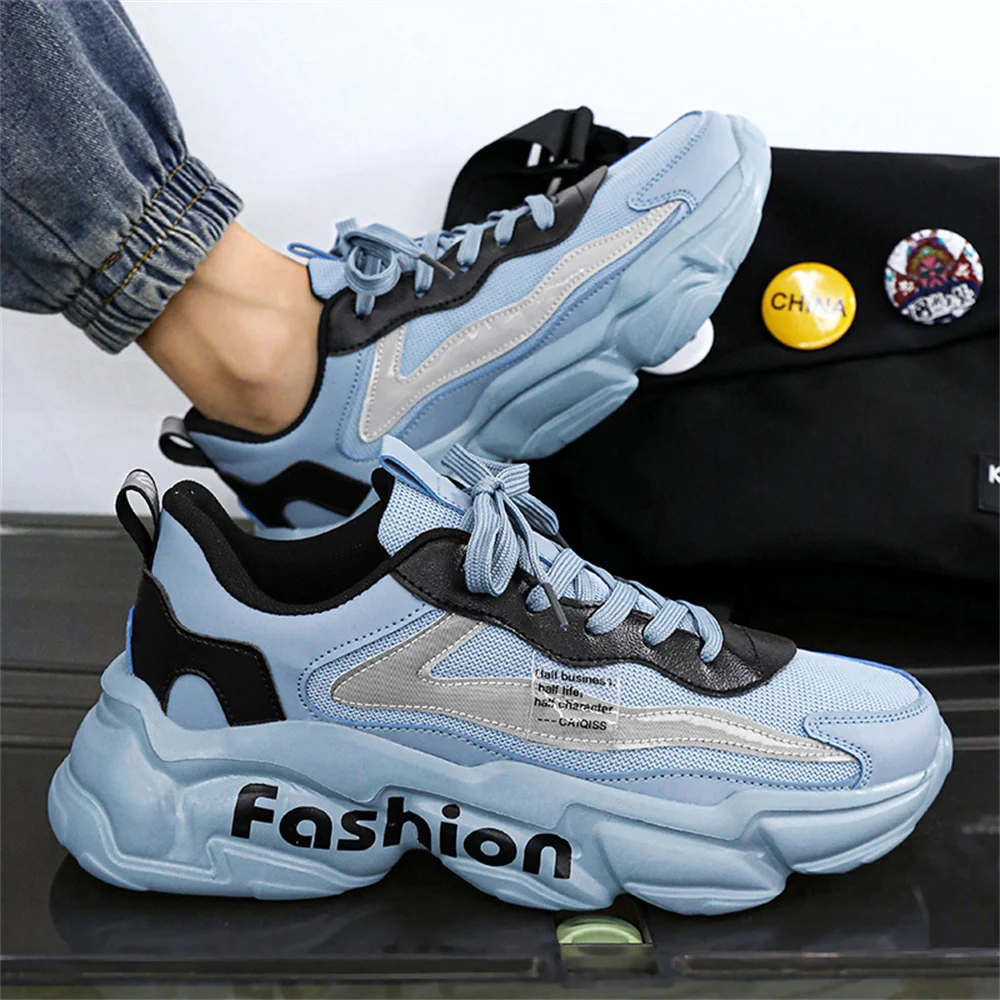 

special size number 40 sneakers men's shoes mens street shoes black tennis pair man sport models cool popular beskets daily YDX2