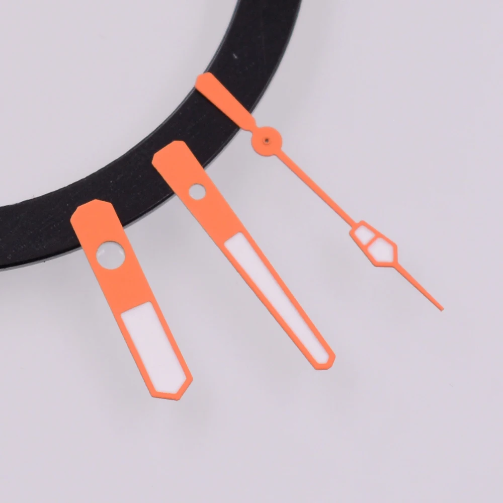 Зеленые светящиеся стрелки часов DEBERT бренд совместимые с моделями Seiko NH35 NH36