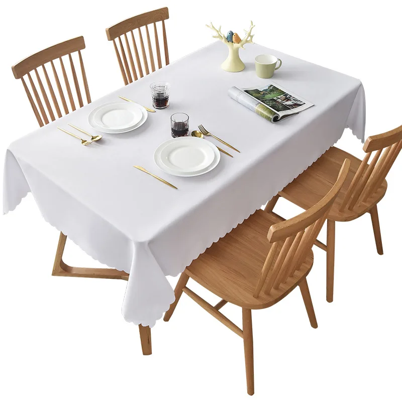 

Скатерть в нордическом стиле для дома и гостиницы, однотонная скатерть для конференций и ресторанов