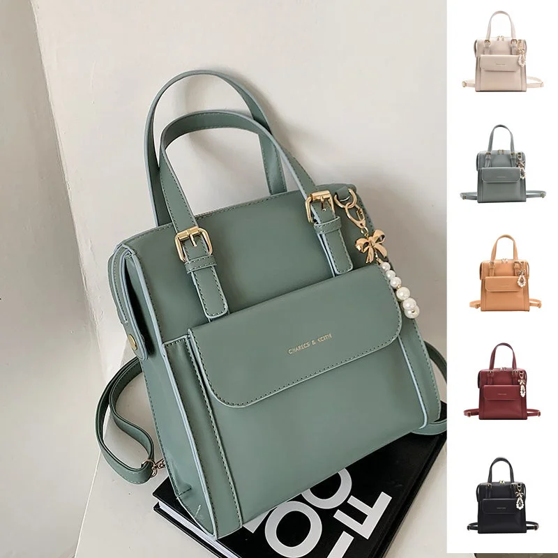 

Сумка с верхними ручками для женщин, женский рюкзак из натуральной кожи, модные однотонные вместительные школьные портфели для студентов