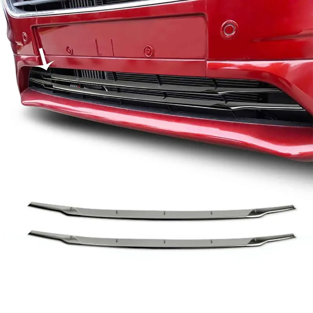 

Ford Courier Front Bumper Grilles (2014-2017) -2 Pcs. -- St. Steel - VAN