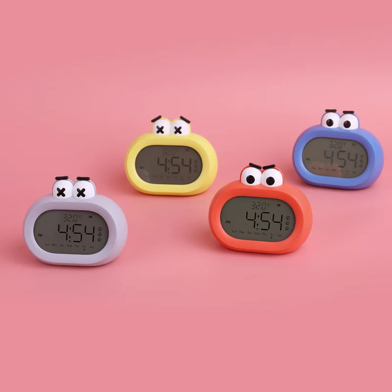 

Big Mouth Smart Multifunction Alarm Clock Kids Snooze Charging Bedroom Cartoon Mini Alarm Clock