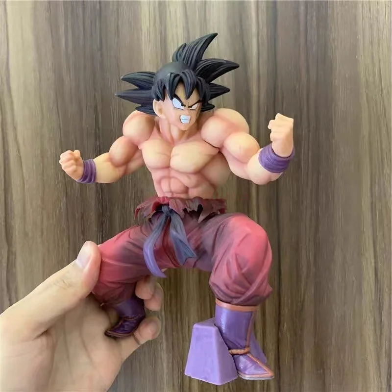 

18cm Dragon Ball Z Son Goku Figure Kaioken Kakarot Anime Action Figurine Pvc Statue Decoration Ornaments Model Toys Kids