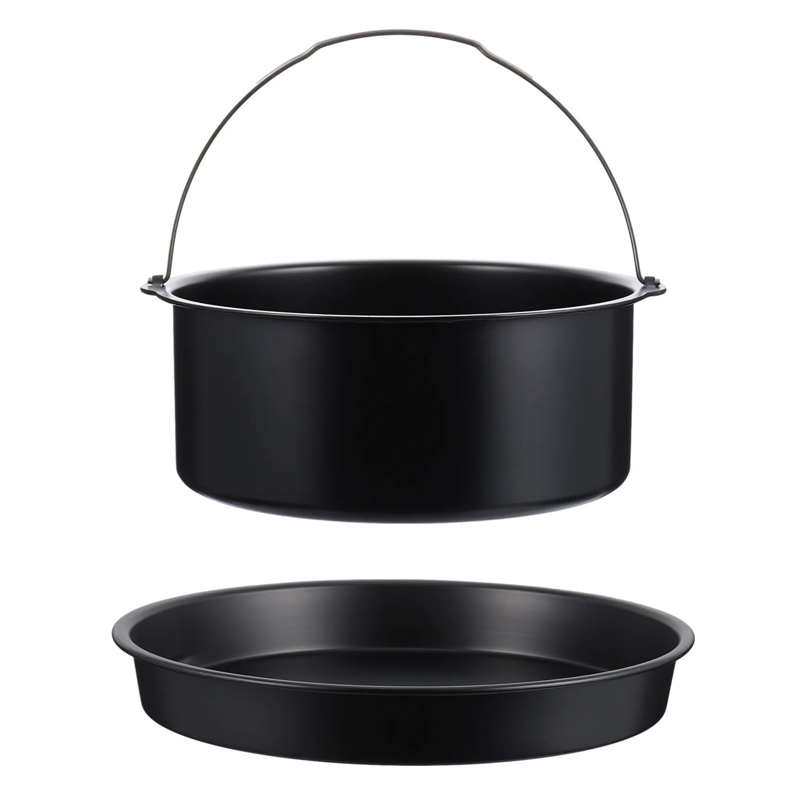

Grill Pot Air Fryer Cake Tin Air Cooker Round Baking Pan Air Fittings Baking Basket Pizza Pan Air Fryer Pizza Plate