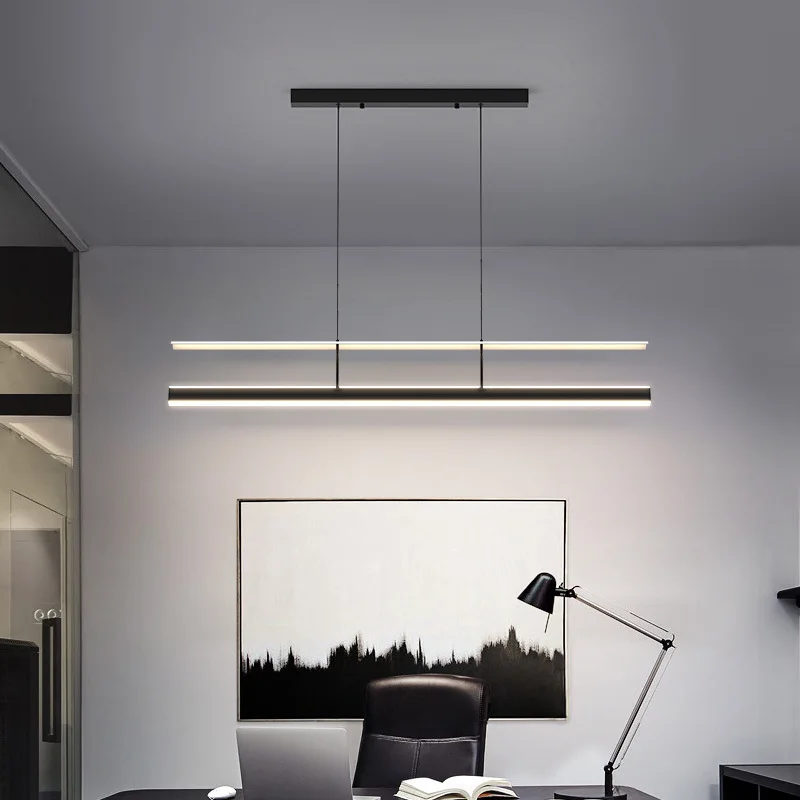 

Modern Led Pendant Lights Minimalist Aluminum Hanging Lamp For Dining Room Study Nordic Home Luminaire Suspension Loft Fixtures
