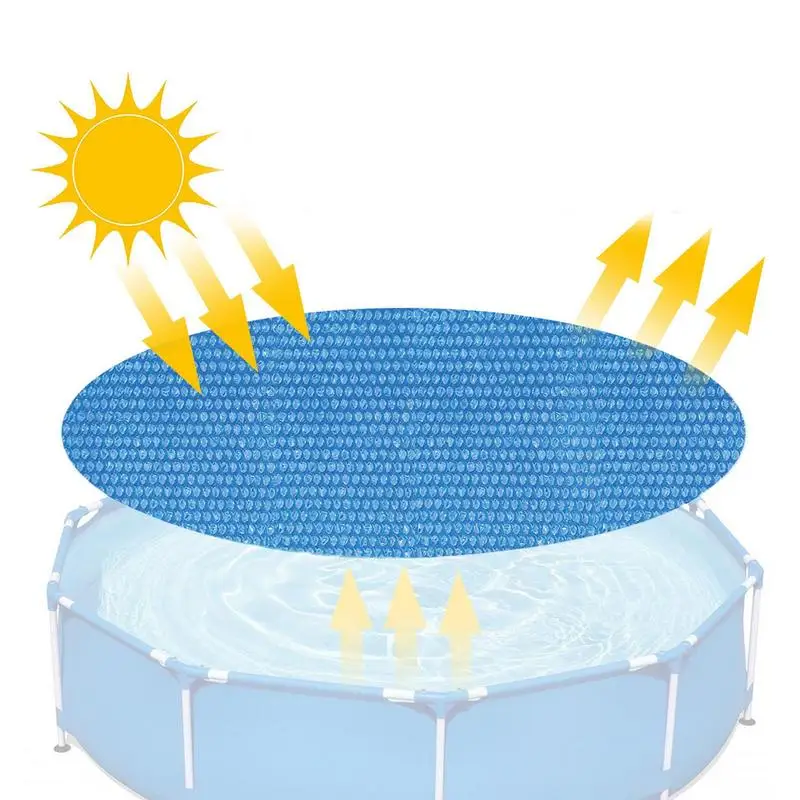 

Круглая Защитная крышка для бассейна, пылезащитный чехол для круглого бассейна, защита от пыли, водонепроницаемая крышка для бассейна на солнечной батарее
