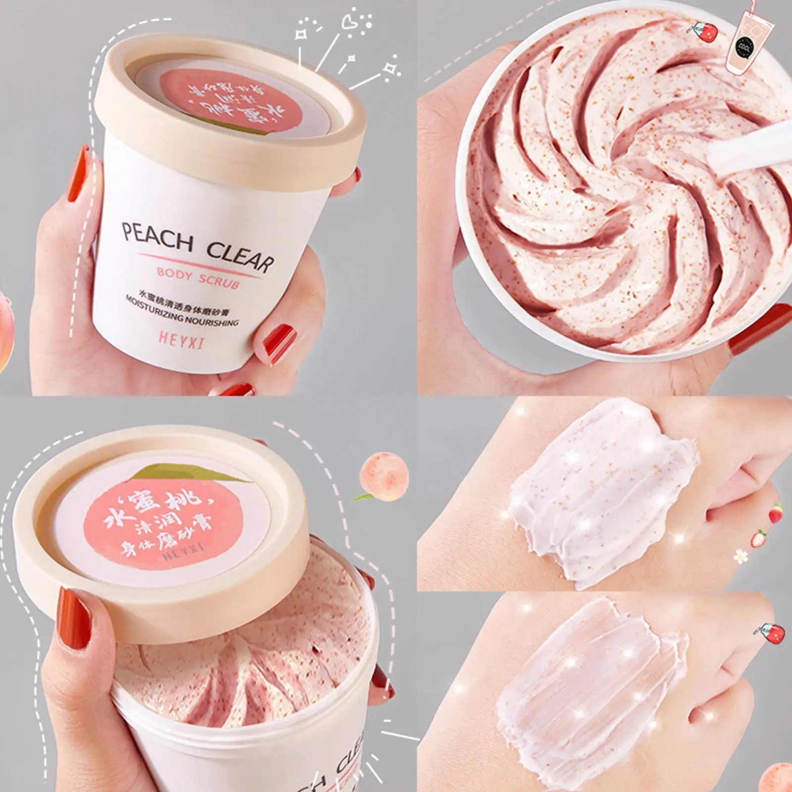 

Niacinamide Whitening Body Scrub Cream Moisturizing Skin Exfoliating For Whole Body Pimple Removal Whitening Joints Bath Us K3i3